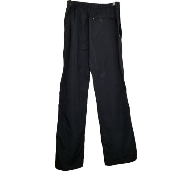Ridge Black Nylon Hiking Pants Side Leg Zippers Elastic Adjustable Waist Size XL - Picture 3 of 11